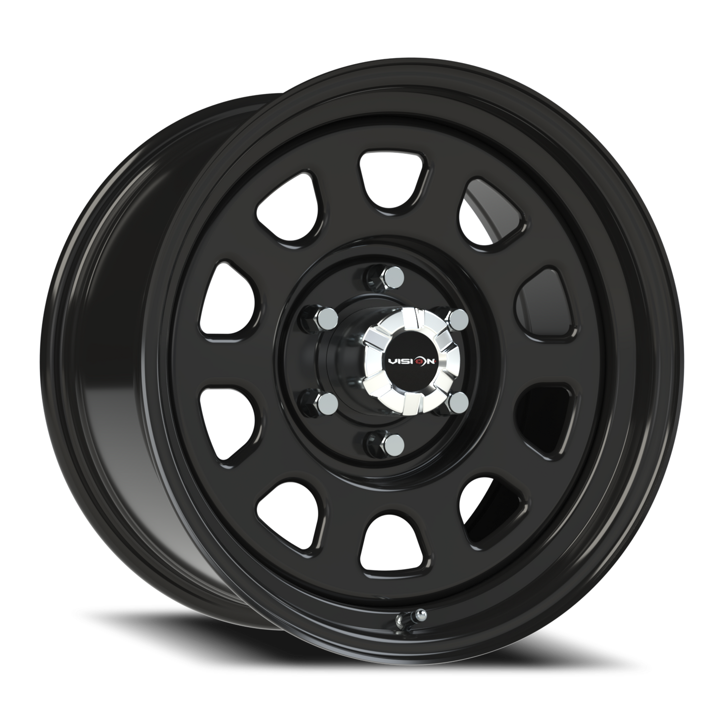 Vision Steel 17X9 Gloss Black Wheel