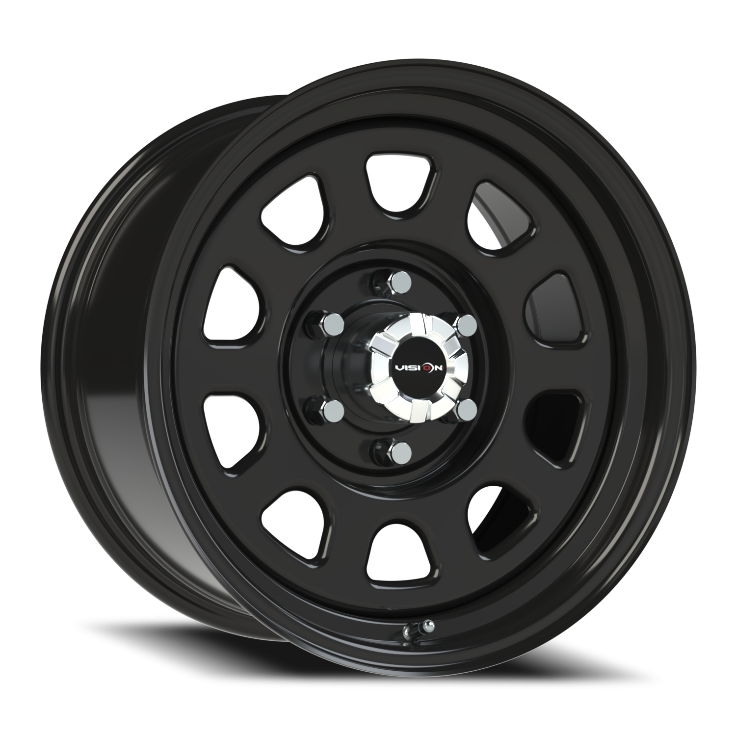 Vision Steel 17X9 Gloss Black Wheel