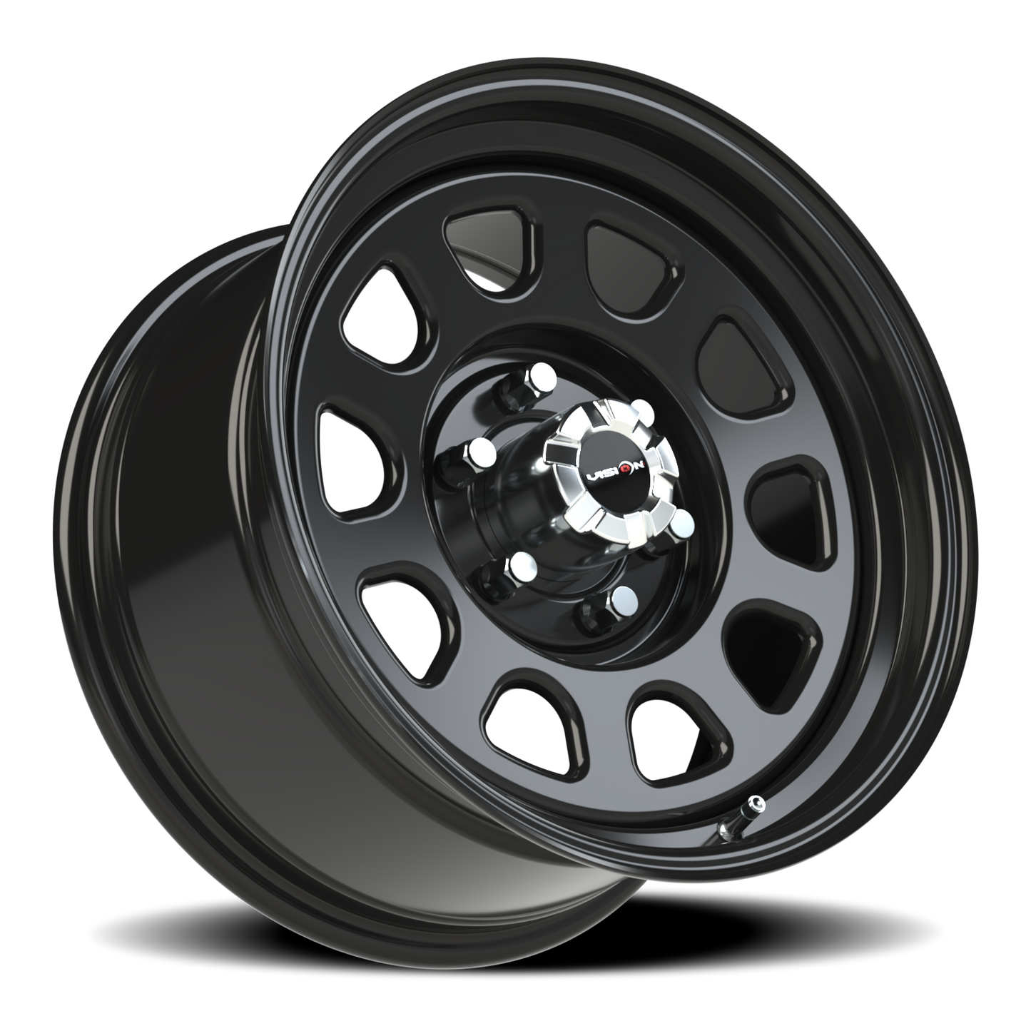 Vision Steel 17X9 Gloss Black Wheel