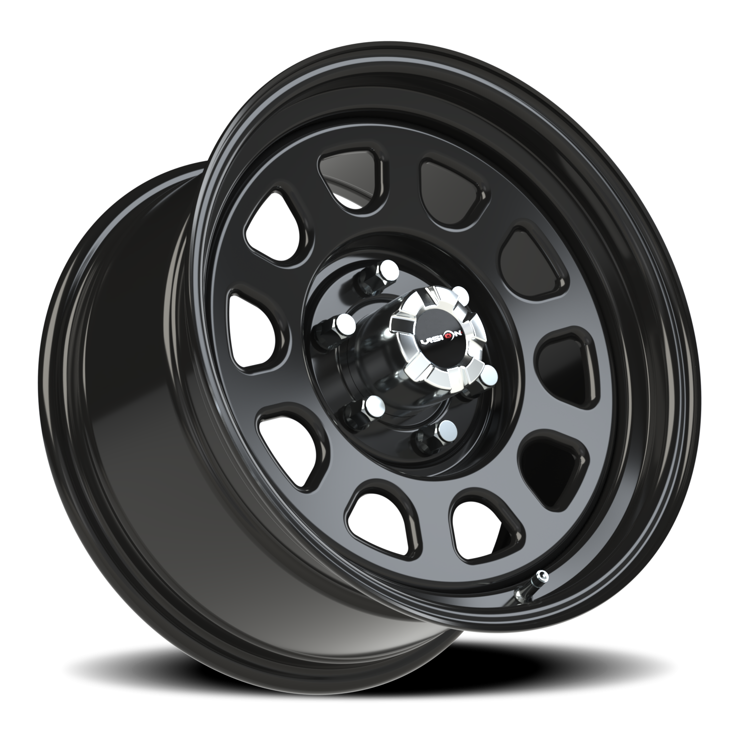 Vision Steel 17X9 Gloss Black Wheel