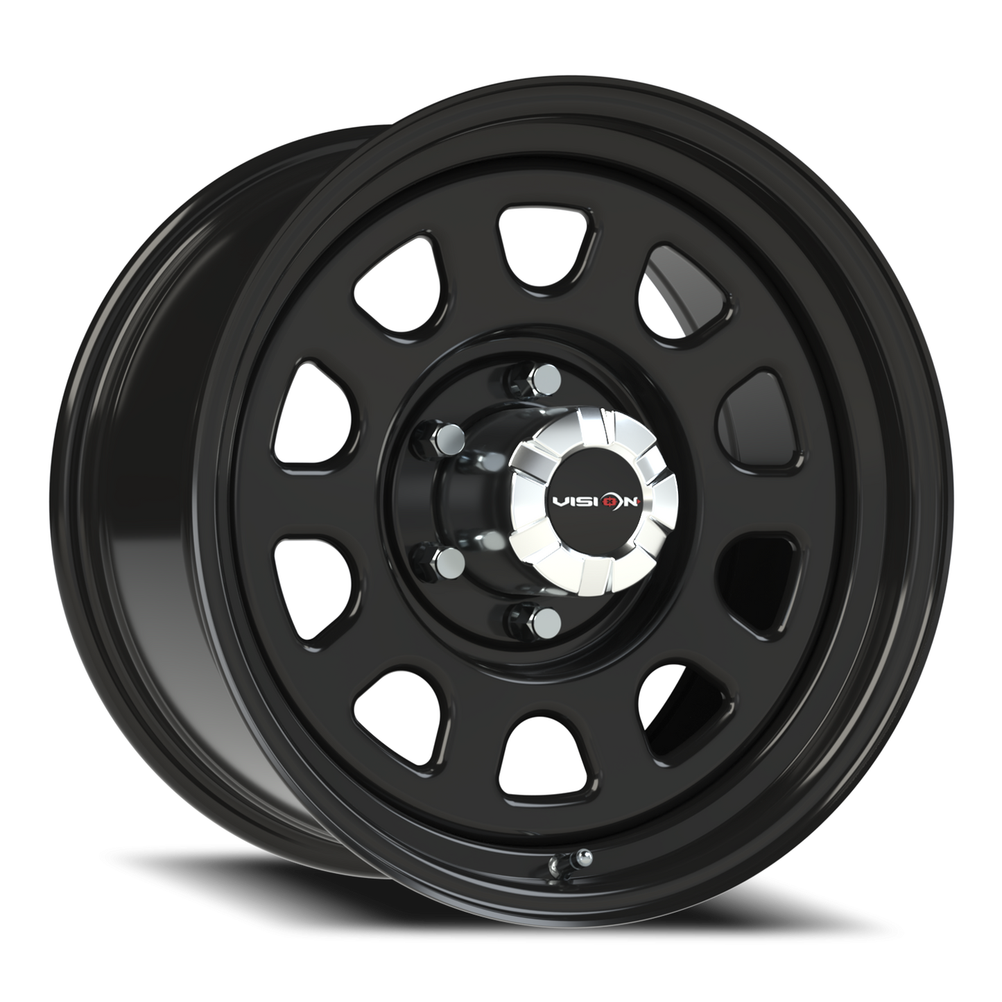 Vision Steel 17X9 Gloss Black Wheel