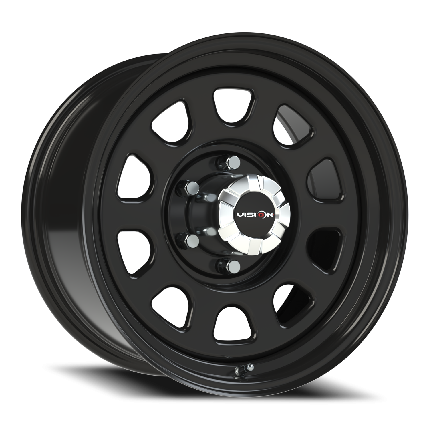 Vision Steel 17X9 Gloss Black Wheel