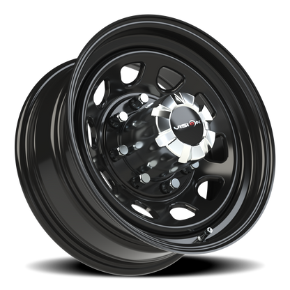 Vision Steel 16X7 Gloss Black Wheel