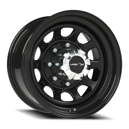 Vision Steel 16X8 Gloss Black Wheel