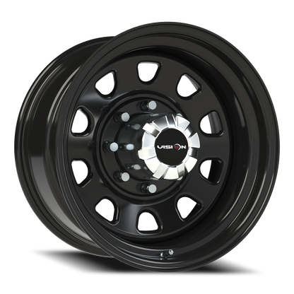 Vision Steel 17X9 Gloss Black Wheel