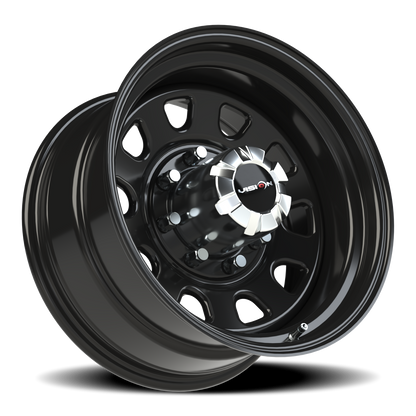 Vision Steel 17X9 Gloss Black Wheel