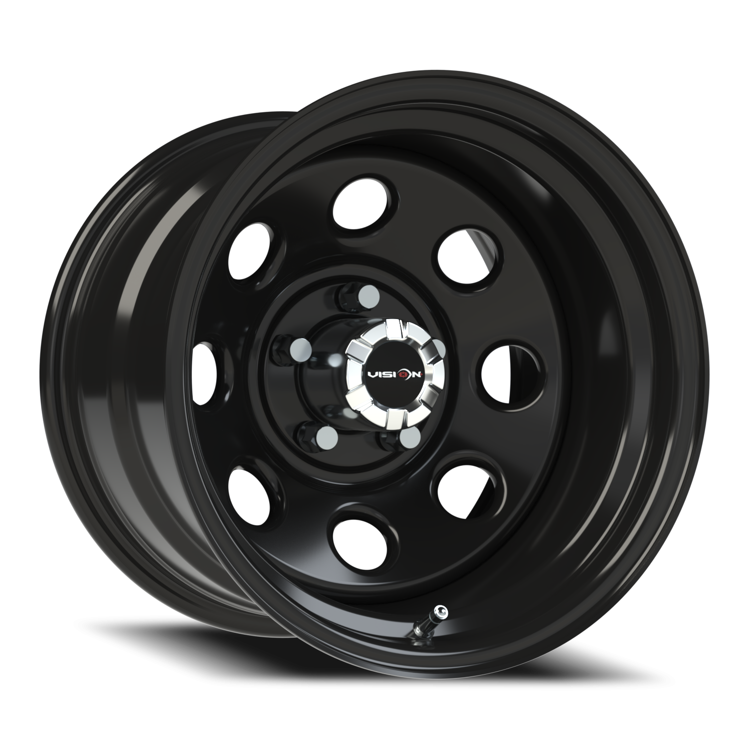 Vision Steel 15X10 Gloss Black Wheel
