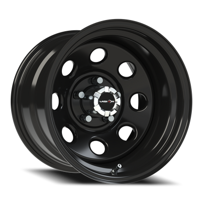 Vision Steel 15X10 Gloss Black Wheel