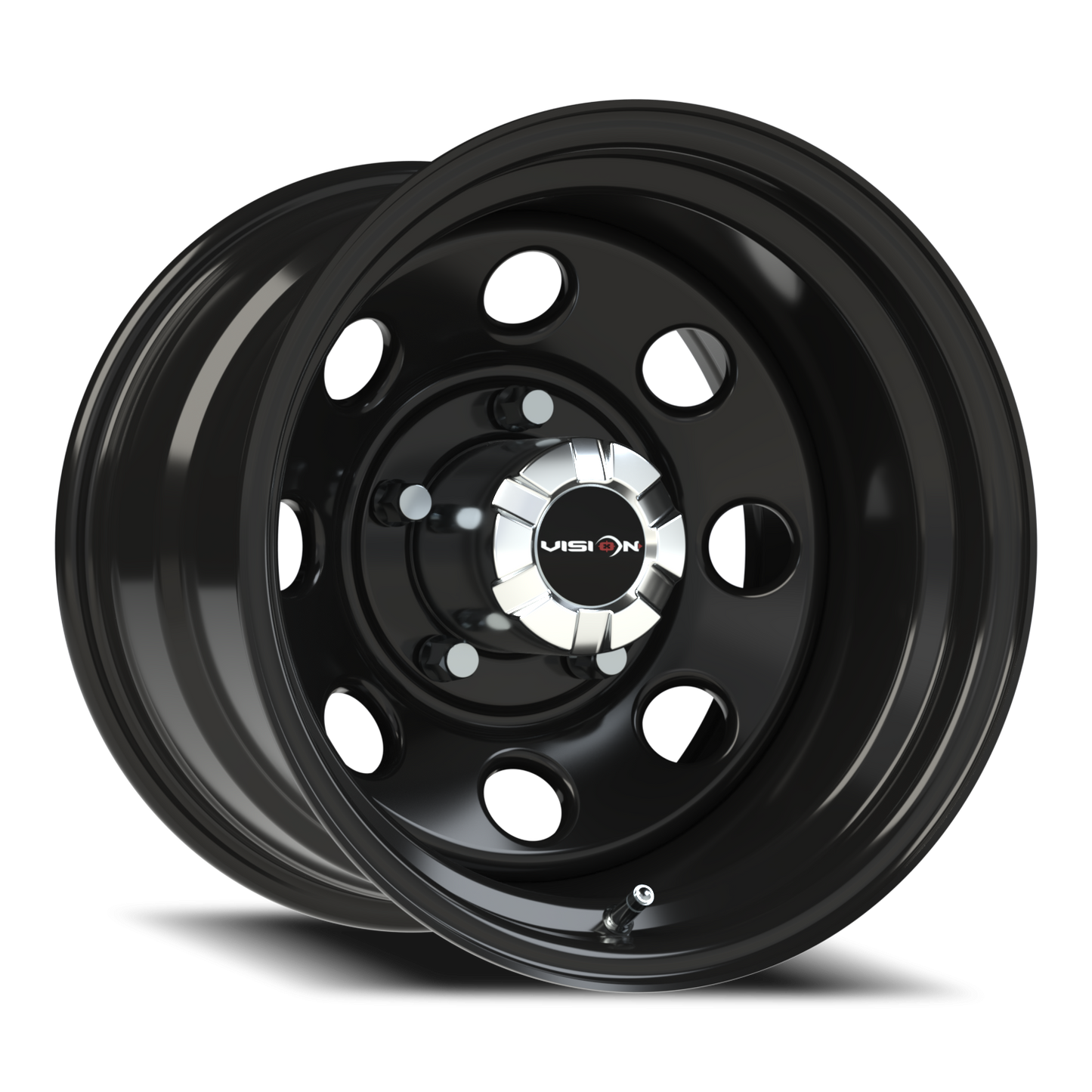 Vision Steel 15X10 Gloss Black Wheel