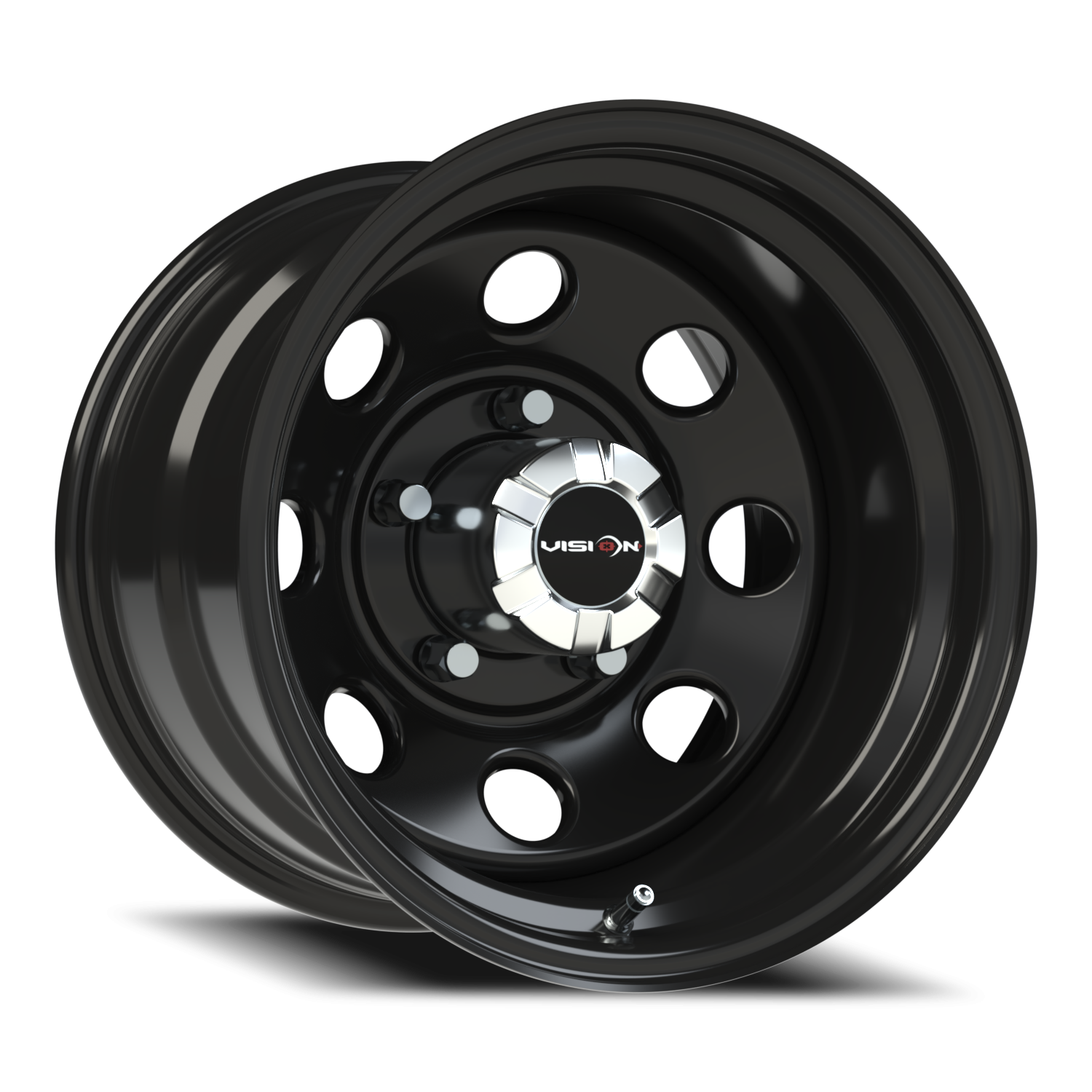Vision Steel 15X10 Gloss Black Wheel