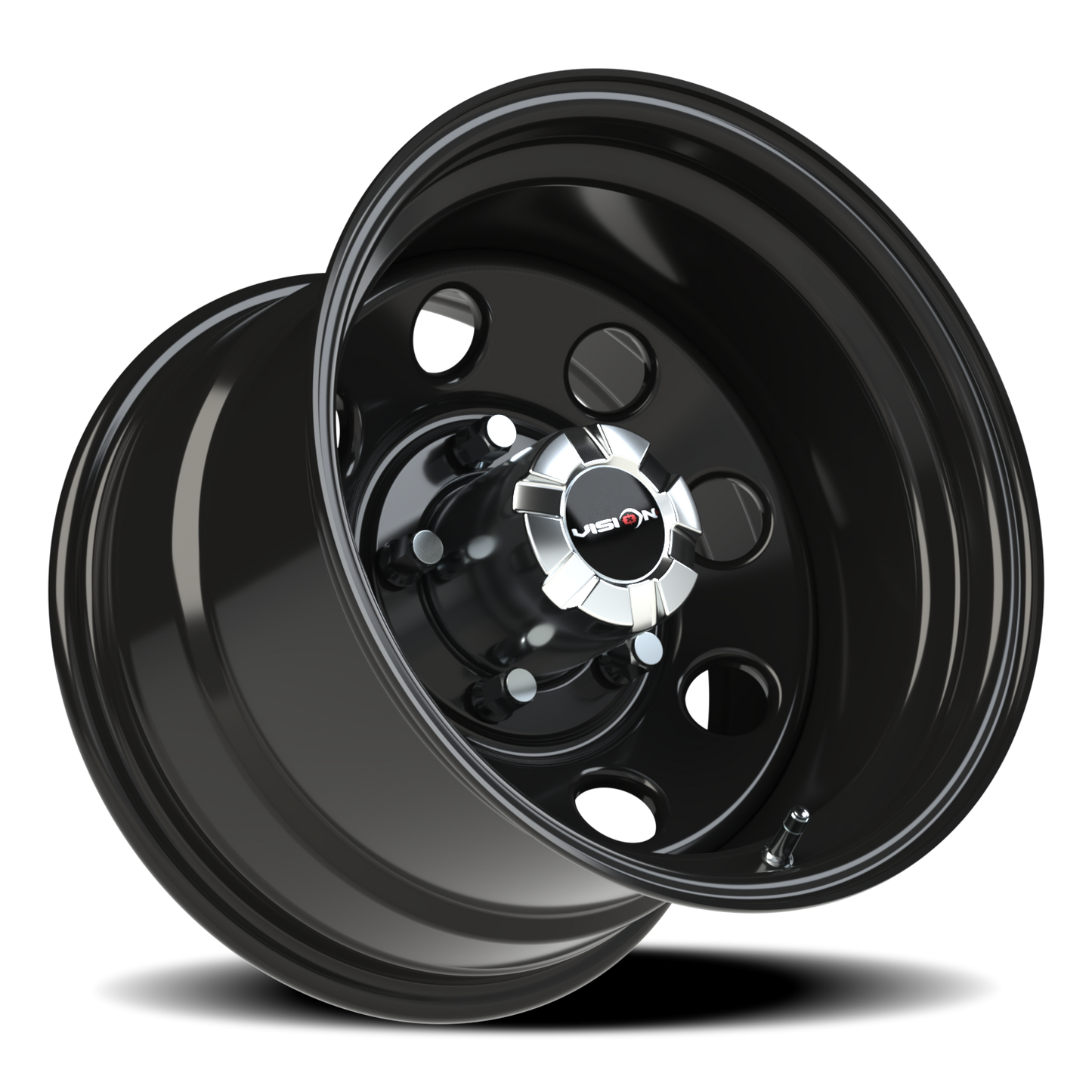 Vision Steel 15X10 Gloss Black Wheel