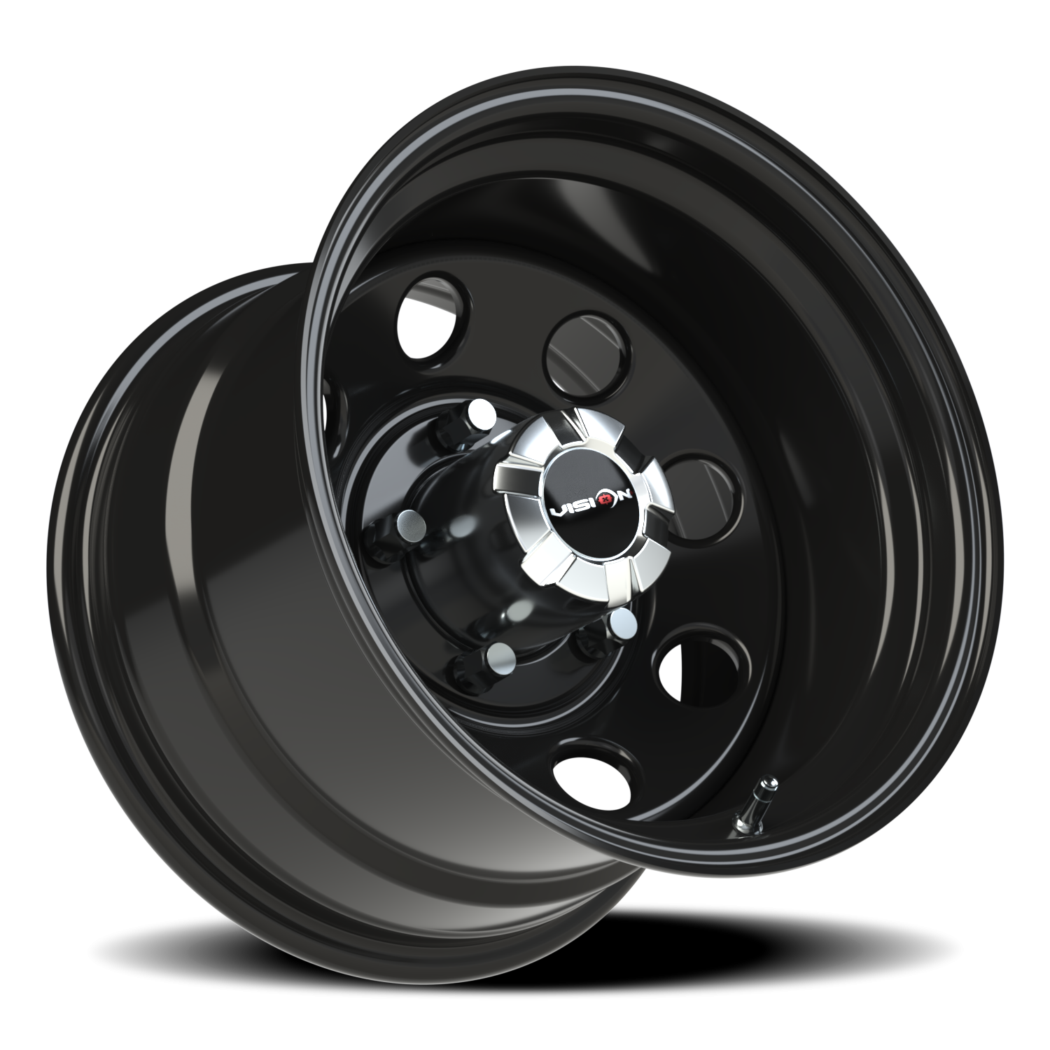 Vision Steel 15X10 Gloss Black Wheel
