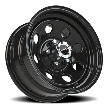 Vision Steel 15X7 Gloss Black Wheel