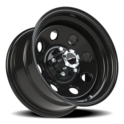 Vision Steel 15X8 Gloss Black Wheel