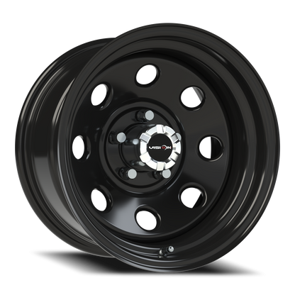Vision Steel 15X8 Gloss Black Wheel