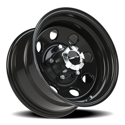 Vision Steel 15X8 Gloss Black Wheel