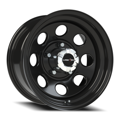 Vision Steel 16X8 Gloss Black Wheel