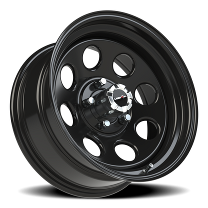 Vision Steel 17X8 Gloss Black Wheel