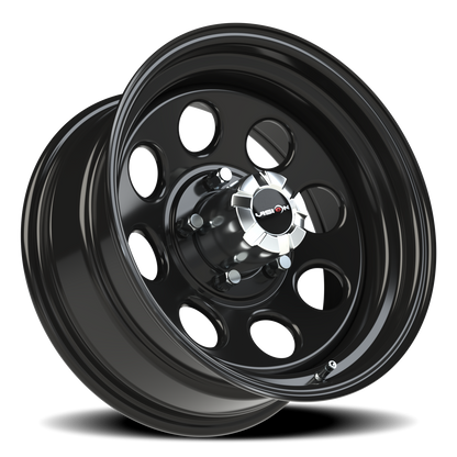 Vision Steel 17X8 Gloss Black Wheel