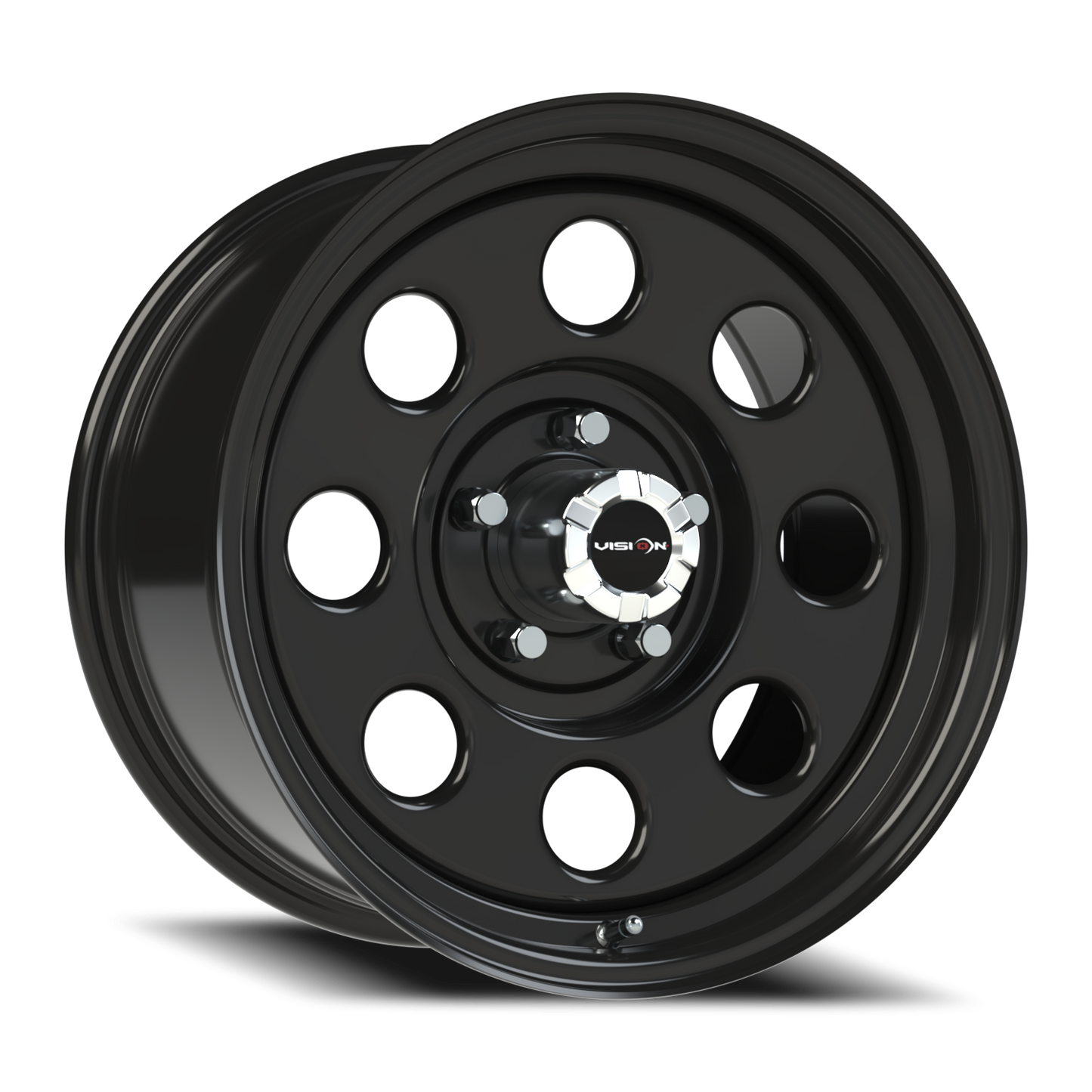 Vision Steel 17X9 Gloss Black Wheel