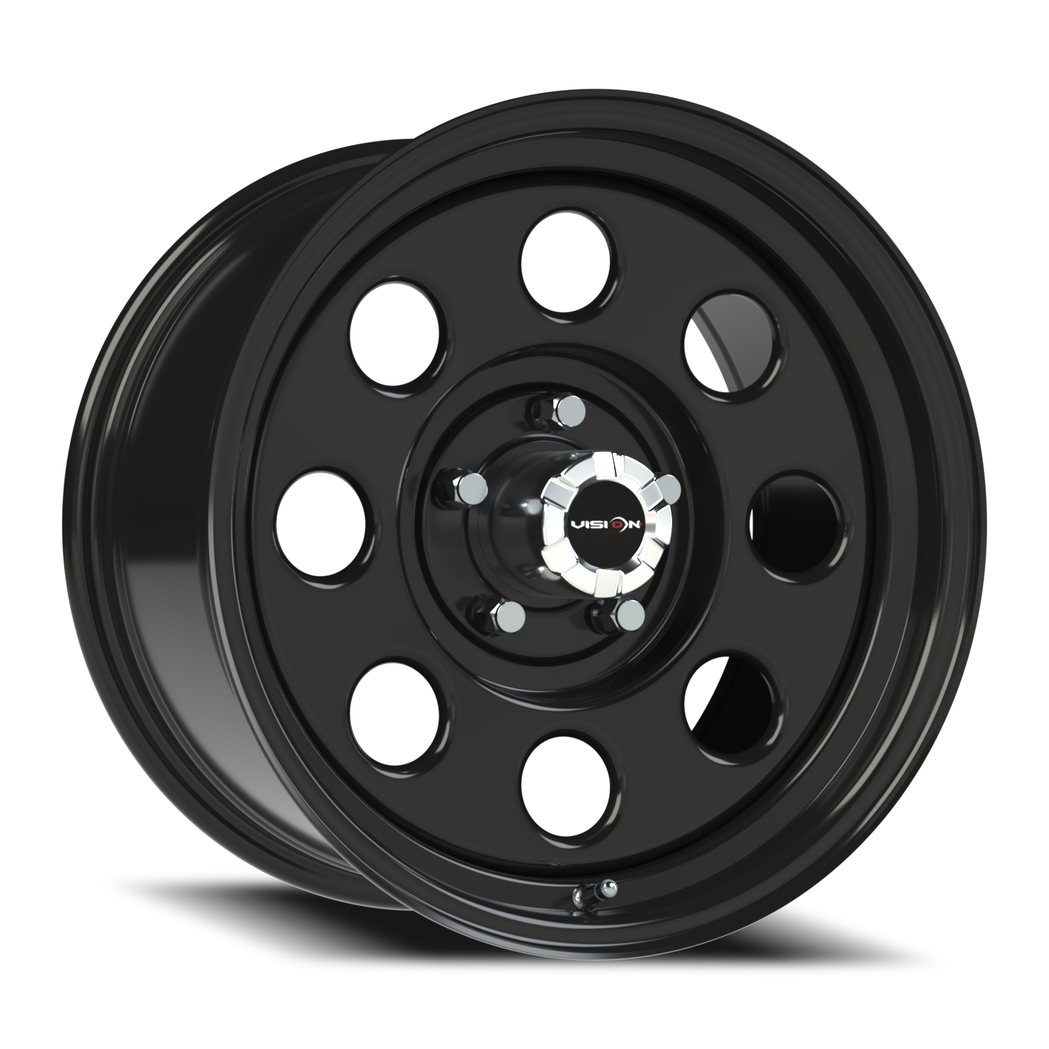 Vision Steel 17X9 Gloss Black Wheel