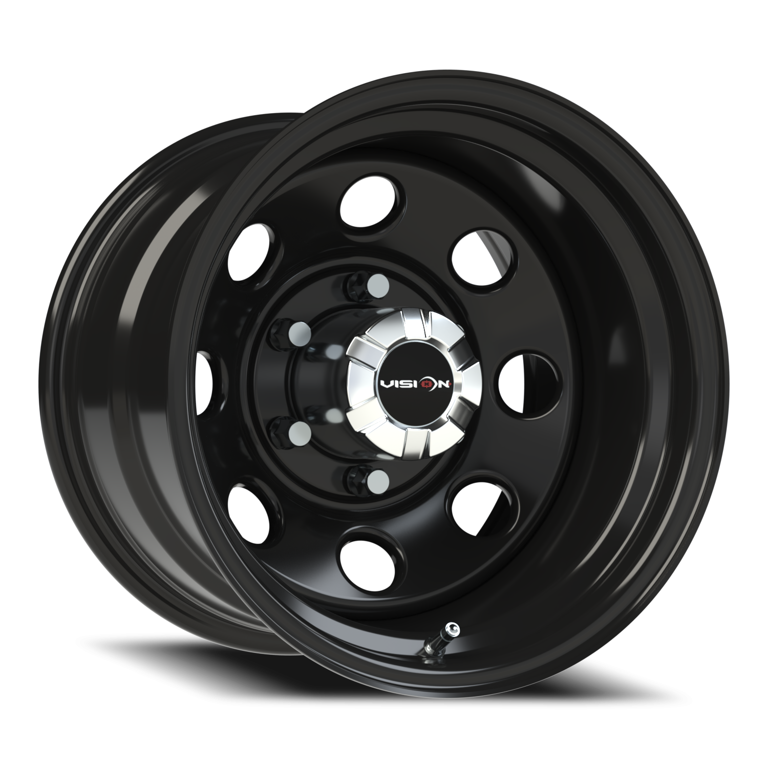 Vision Steel 15X10 Gloss Black Wheel