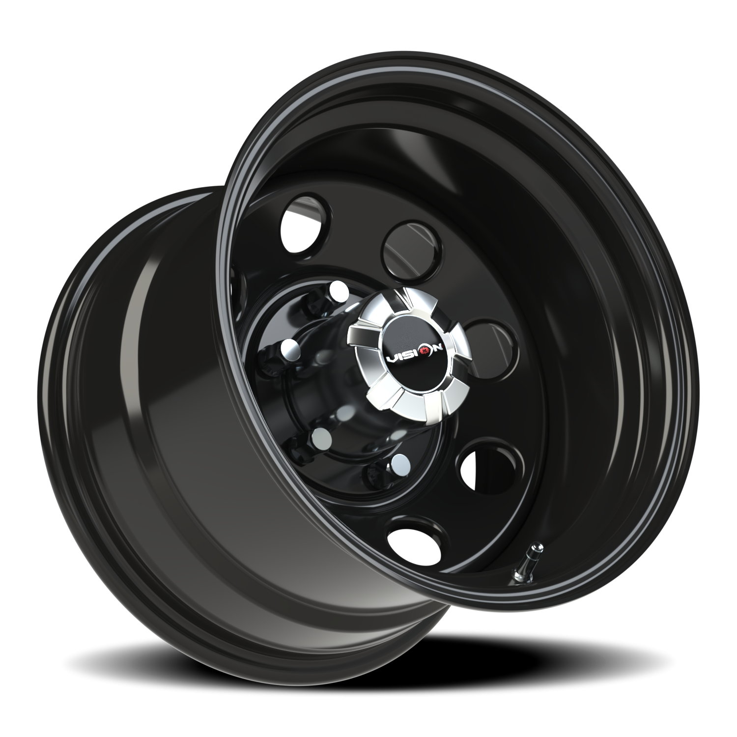Vision Steel 15X10 Gloss Black Wheel
