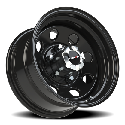 Vision Steel 15X8 Gloss Black Wheel