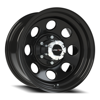 Vision Steel 16X8 Gloss Black Wheel