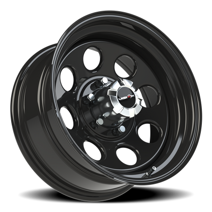 Vision Steel 17X8 Gloss Black Wheel