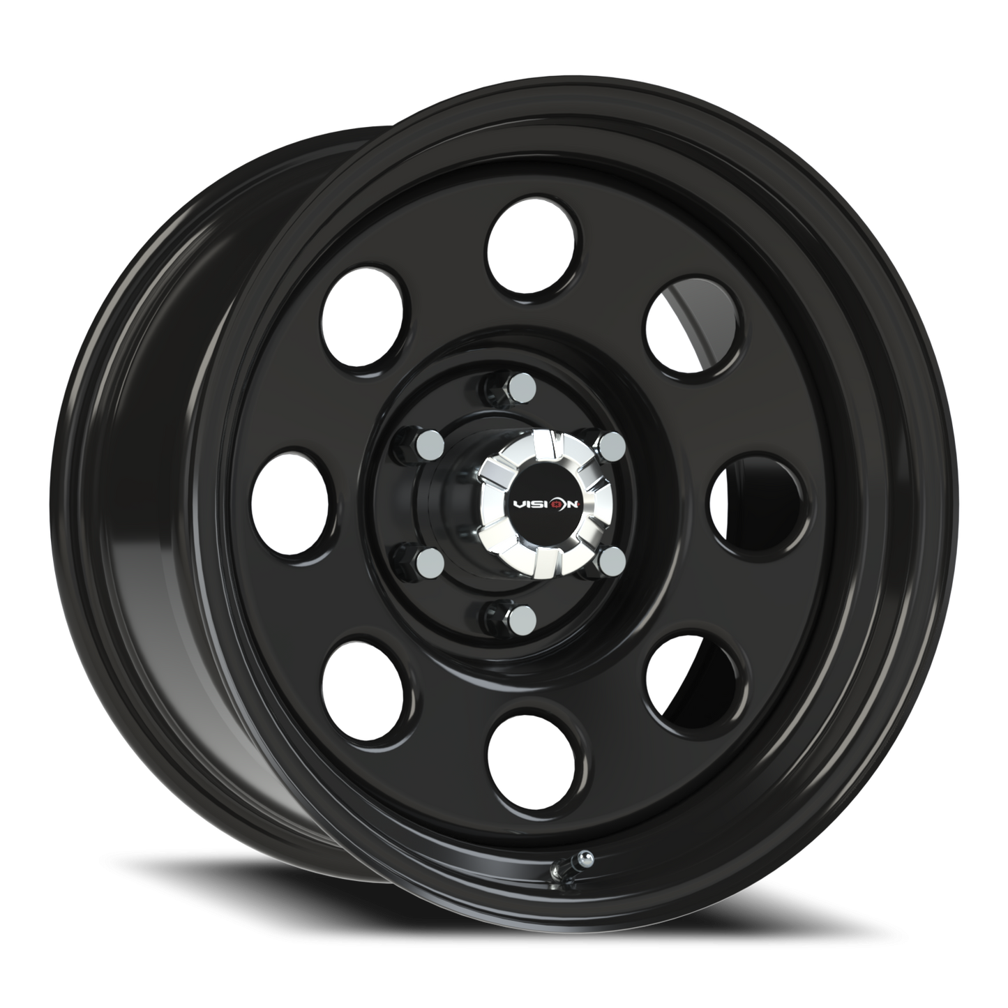 Vision Steel 17X9 Gloss Black Wheel
