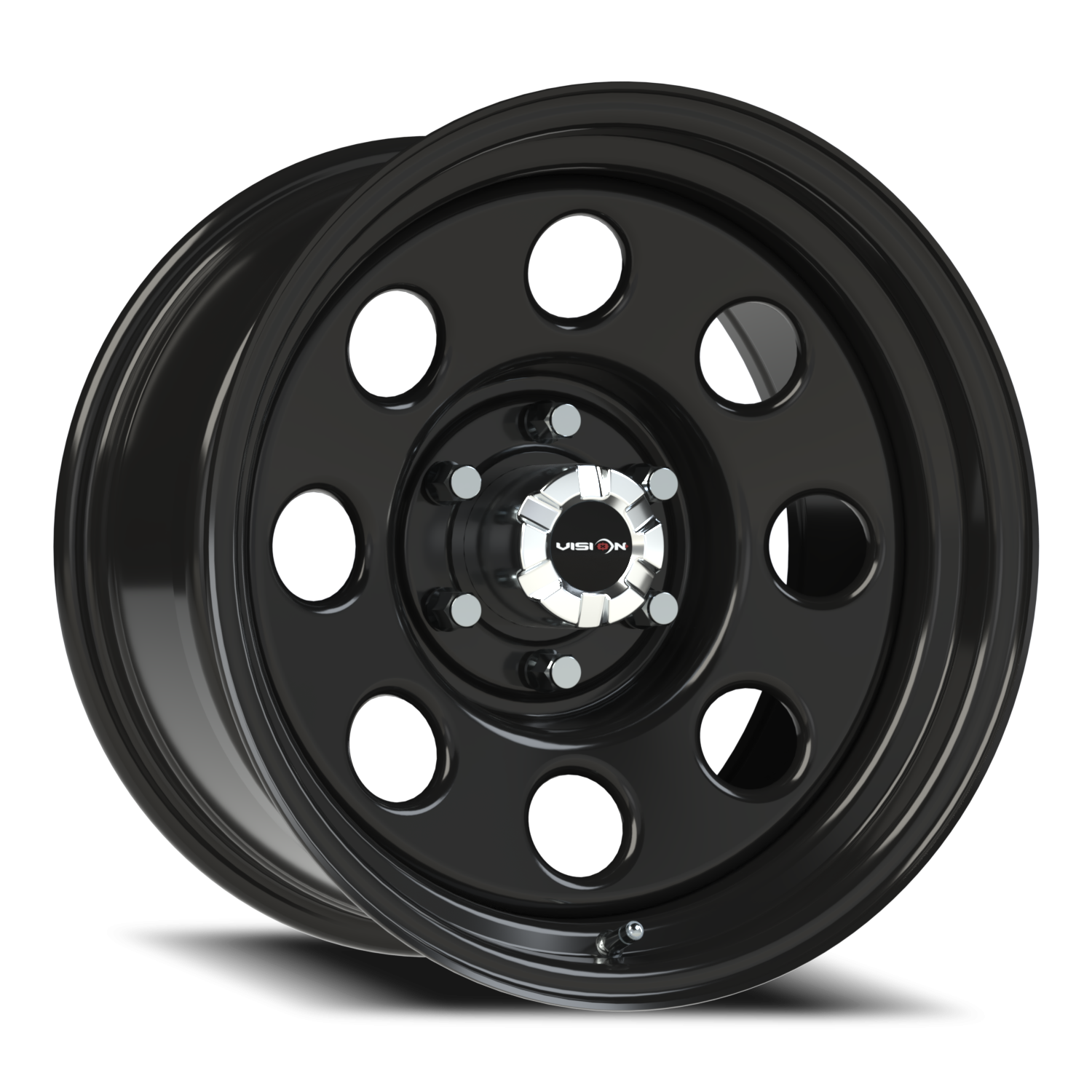 Vision Steel 17X9 Gloss Black Wheel
