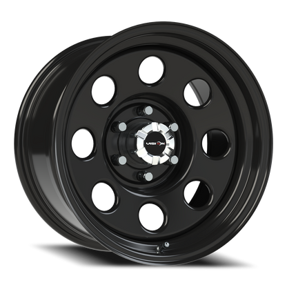 Vision Steel 17X9 Gloss Black Wheel