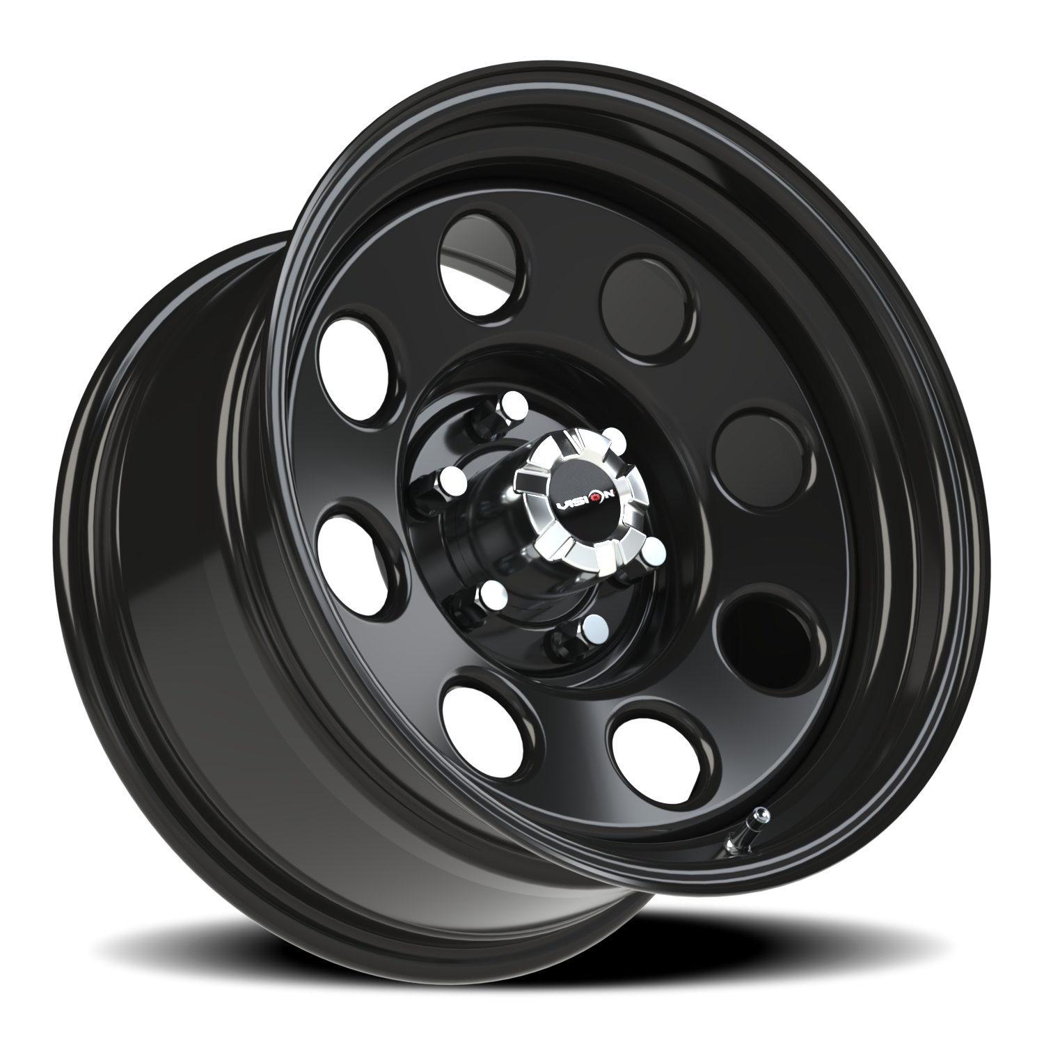 Vision Steel 17X9 Gloss Black Wheel