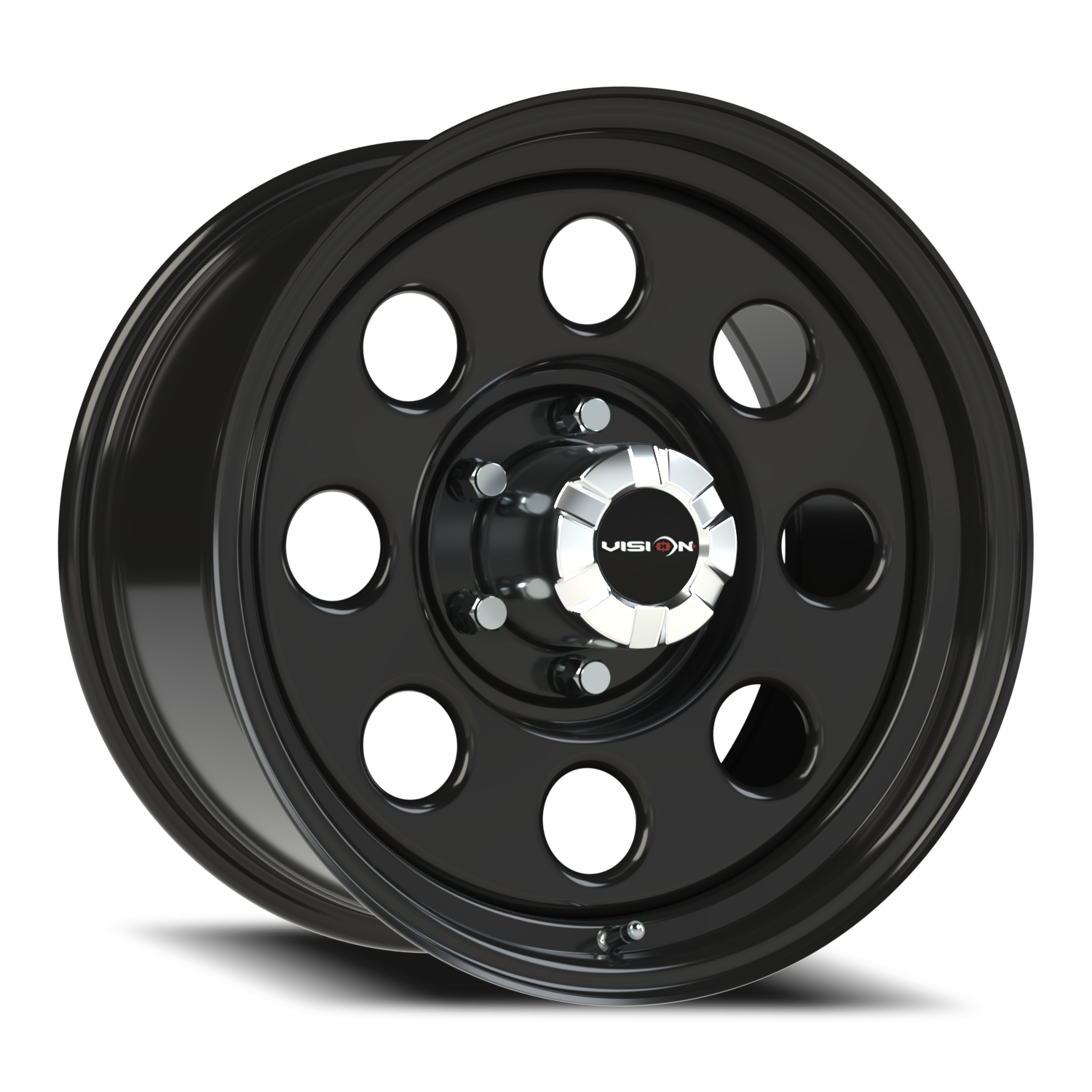 Vision Steel 17X9 Gloss Black Wheel