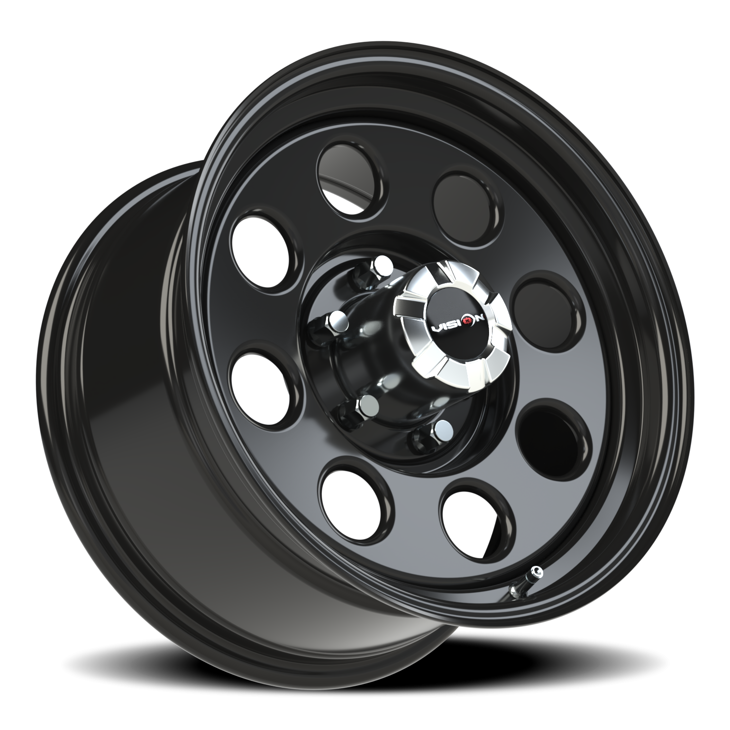 Vision Steel 17X9 Gloss Black Wheel