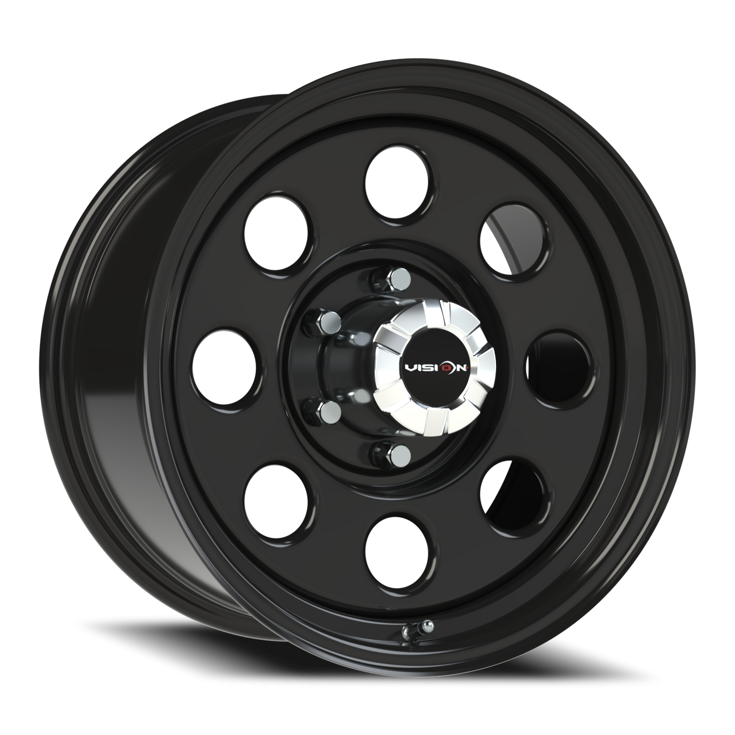 Vision Steel 17X9 Gloss Black Wheel