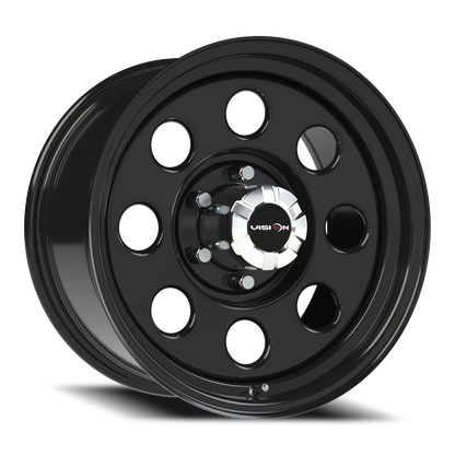 Vision Steel 17X9 Gloss Black Wheel