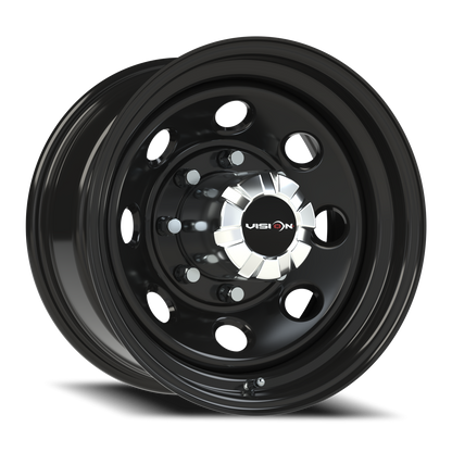 Vision Steel 16X8 Gloss Black Wheel
