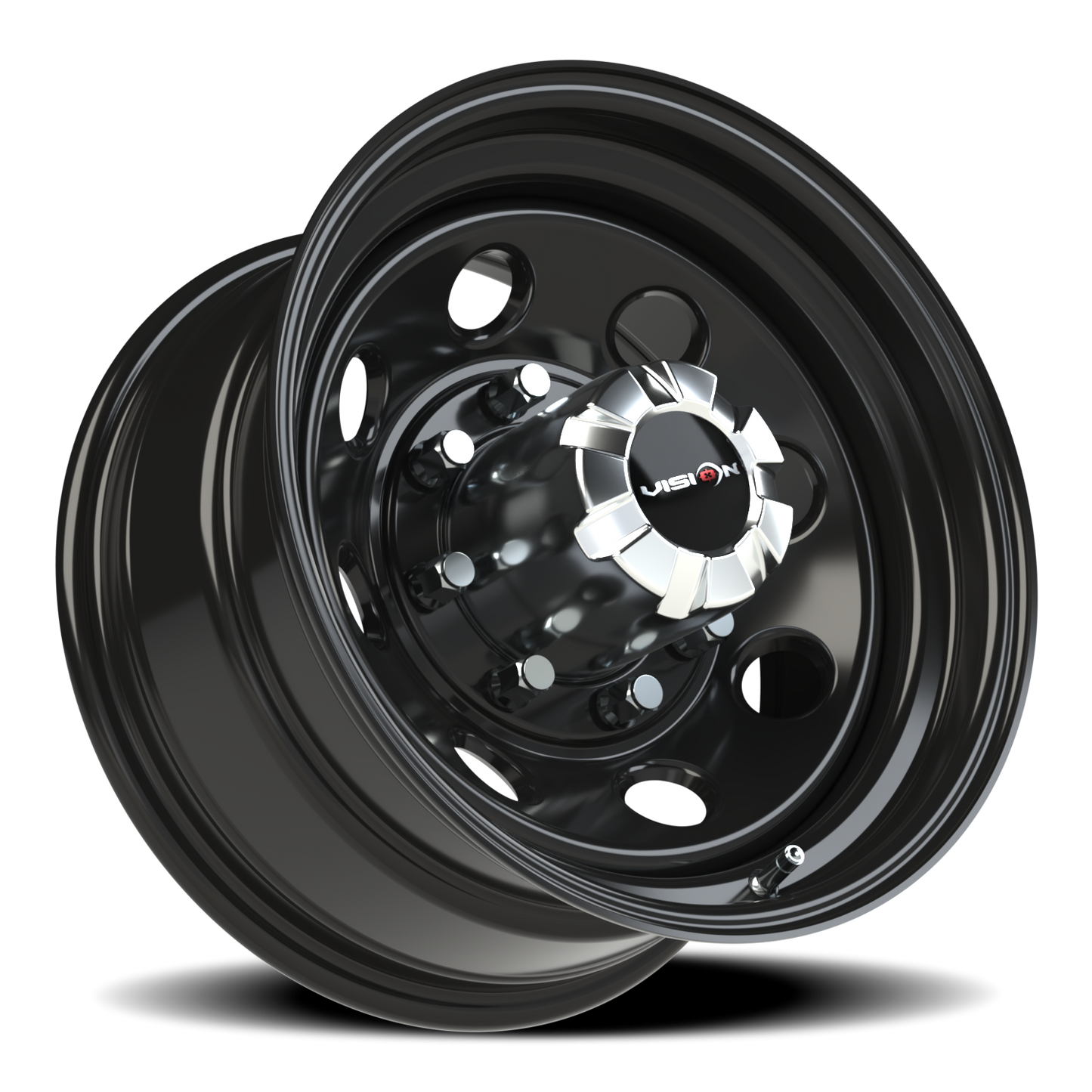 Vision Steel 16X8 Gloss Black Wheel