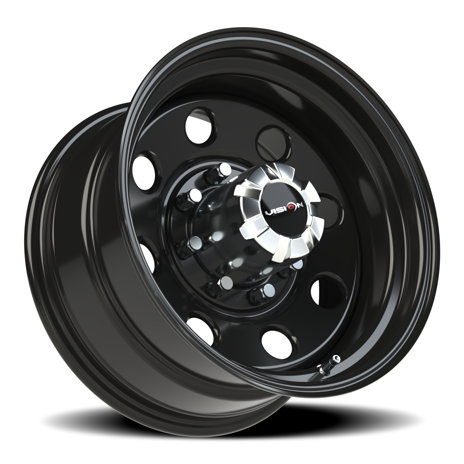 Vision Steel 17X9 Gloss Black Wheel