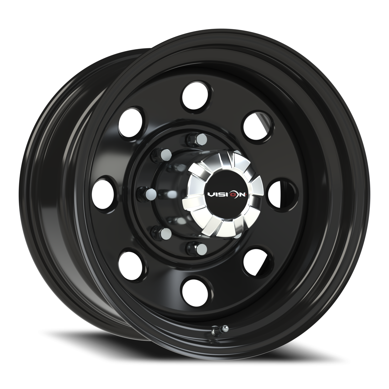 Vision Steel 17X9 Gloss Black Wheel