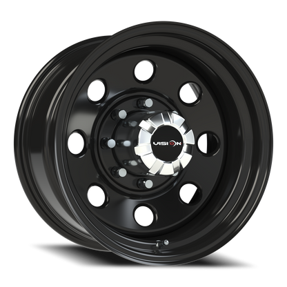 Vision Steel 17X9 Gloss Black Wheel