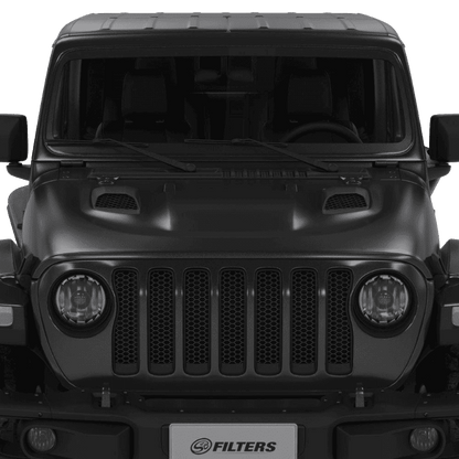 Air Hood Scoops For Jeep Wrangler Rubicon / Gladiator (Scoops ONLY)