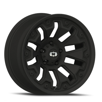 Vision Whl 20X9 Satin Black with Black Bolt Inserts Wheel