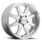 Vision Cannibal 20X9 Silver Machined Face Wheel