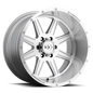 Vision Cannibal 20X9 Silver Machined Face Wheel