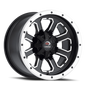 Vision Commander 12X7 Matte Black Machined Face Wheel