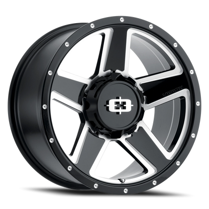 Vision Trl 16X6 Gloss Black Milled Spoke Wheel