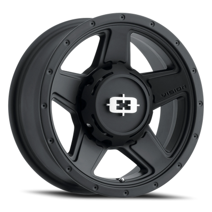 Vision Empire 15X6 Satin Black Wheel